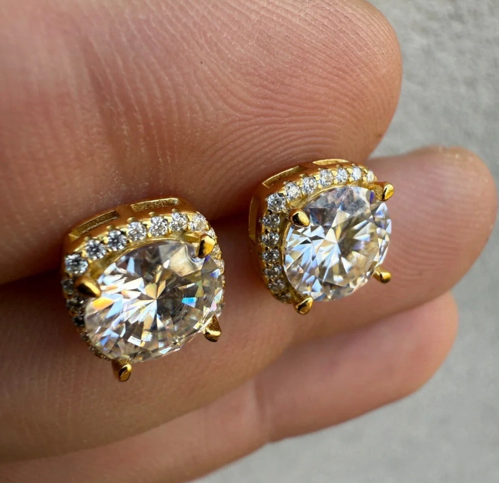Diamond Radiance Square Halo™ Earrings
