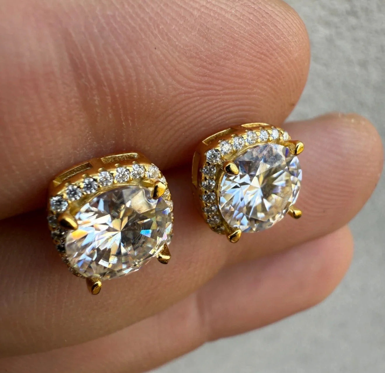 Diamond Radiance Square Halo™ Earrings