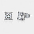 Diamond Radiance Princess Cut™ Moissanite Earrings