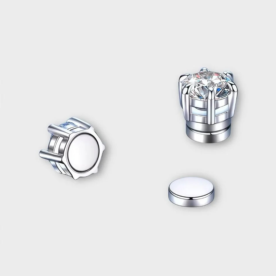 Diamond Radiance Magnetic Stud™ Moissanite Earrings
