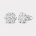 Diamond Blossom™ Moissanite Flower Earrings