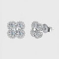 Diamond Clover™ Moissanite Earrings
