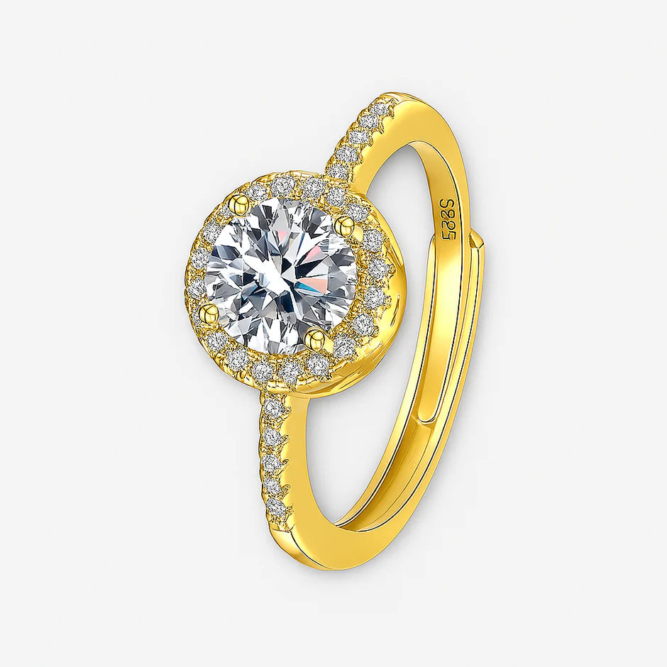 Diamond Radiance Halo™ Moissanite Ring