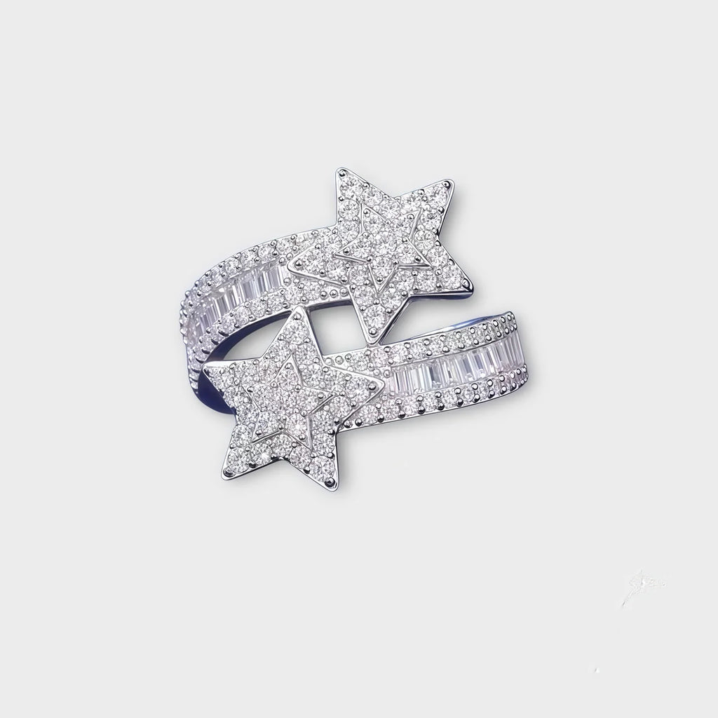 Diamond Shooting Star™ Moissanite Ring
