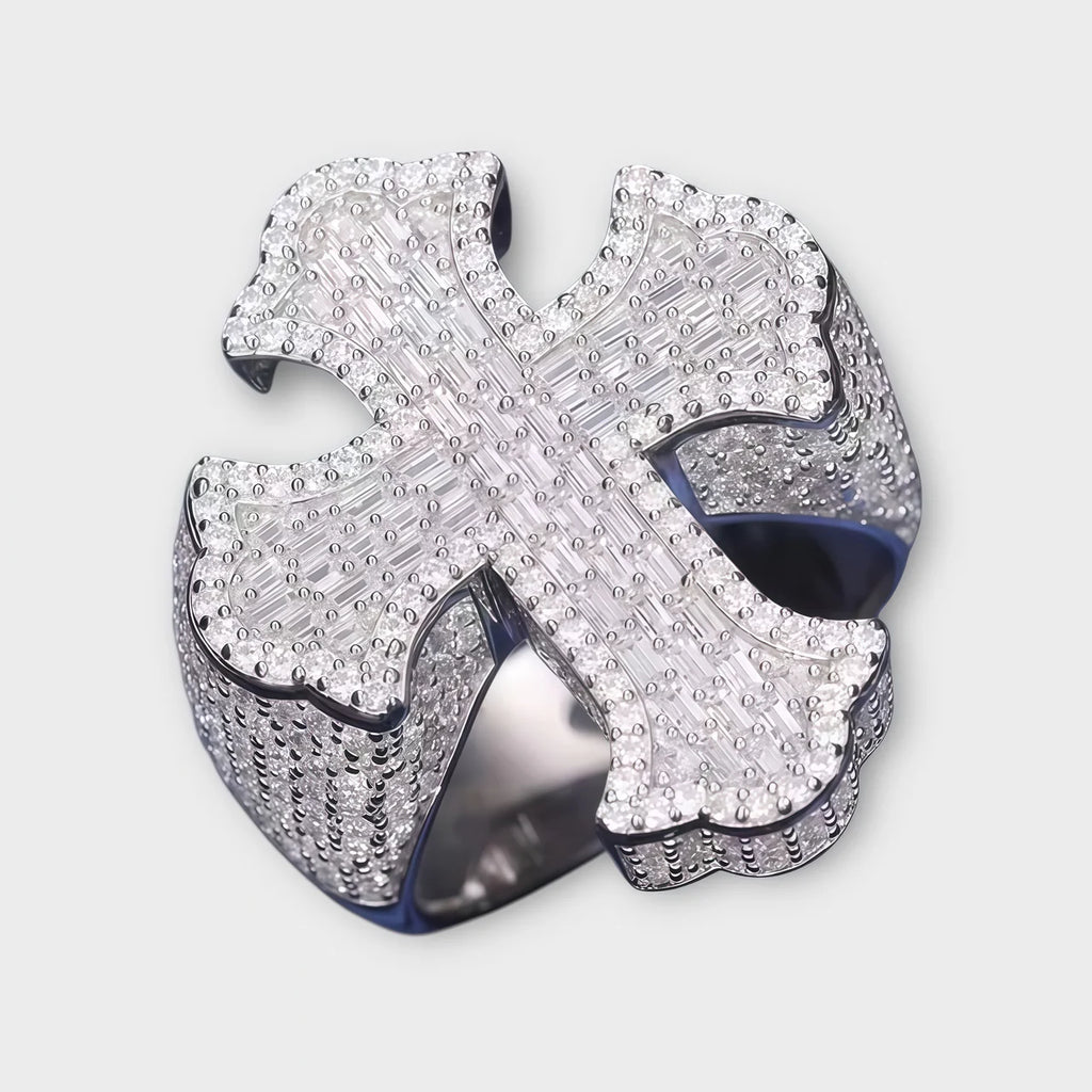 Diamond Cross™ Moissanite Ring