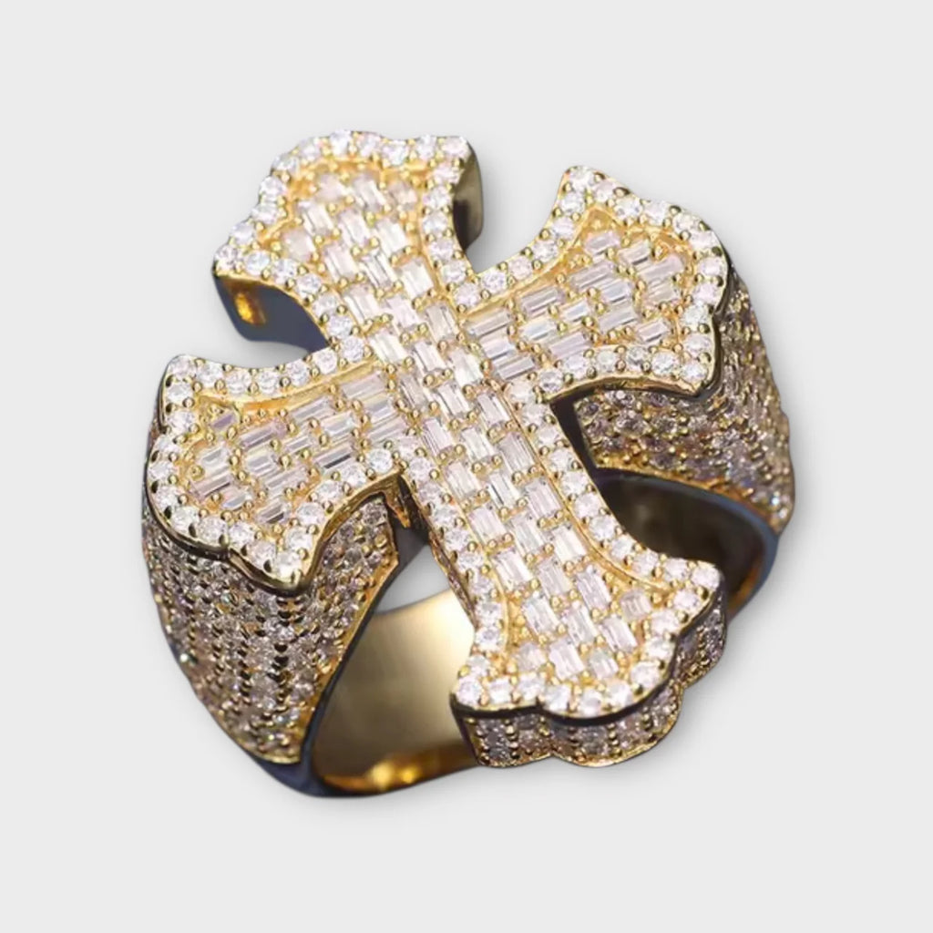 Diamond Cross™ Moissanite Ring